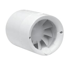 SILENTUB 100 - velmi tichý ventilátor do potrubí, kuličková ložiska, zpětná klapka